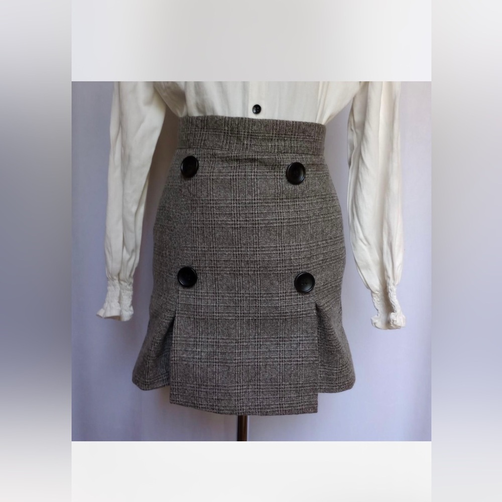 NWOT Tweed K-fashion Miniskirt XS - Picture 2 of 4